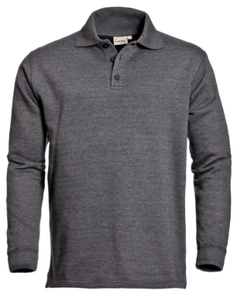 Afbeeldingen van Santino Polosweater Rick donker grijs 5XL