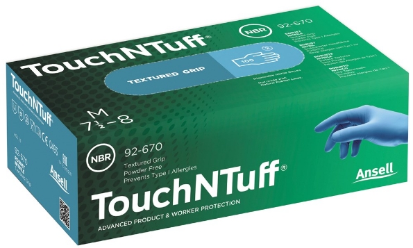 Afbeeldingen van Ansell TouchNTuff handschoen 92-670 7/M