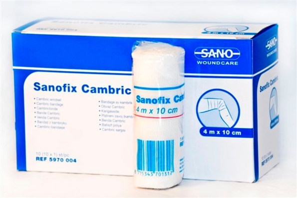 Afbeeldingen van Havena Cambric windsel 4m x 10cm