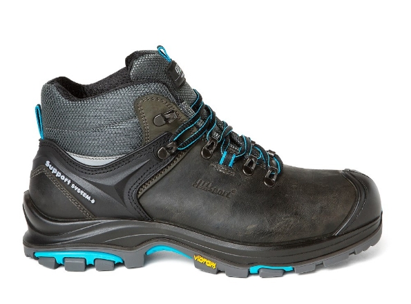 Afbeeldingen van Grisport Veiligheidsschoen hoog stalen (kruip)neus en composiet zool S3 Helios Zwart 43