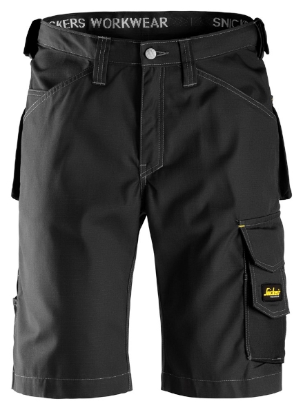 Afbeeldingen van Snickers Workwear Shorts, Rip-Stop 3123 zwart 56