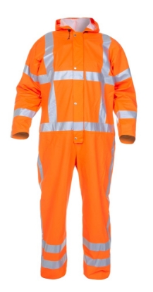 Afbeeldingen van HYDROWEAR Norg Regenoverall Norg Fluor Oranje 2XL