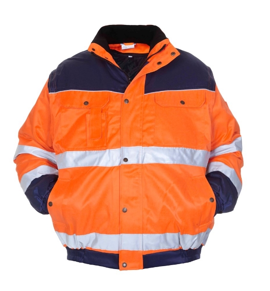 Afbeeldingen van HYDROWEAR Luik jack Fluor Oranje/Marine M