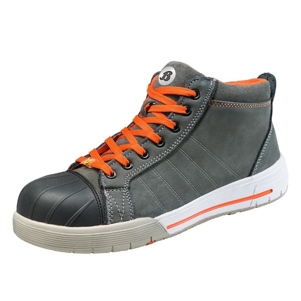 Afbeeldingen van Bata Industrials Europe Veiligheidsschoen hoog S3 ESD Bickz 731 grijs nubuck 37