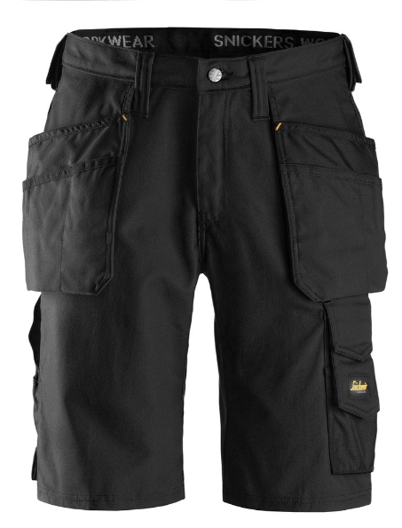 Afbeeldingen van Snickers Workwear Canvas+ Shorts 3014 zwart 60