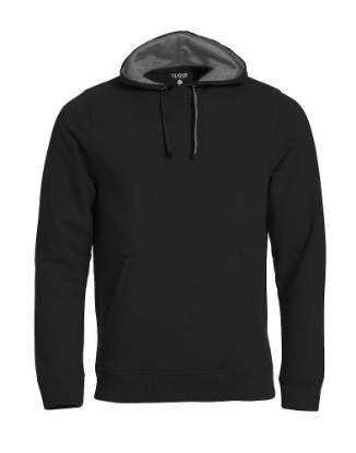 Afbeeldingen van Clique Hoodie 021041 - Classic Hoody zwart 2XL