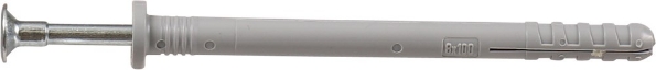 Afbeeldingen van Kelfort Spijkerplug cilinderkop 8 x 100 mm