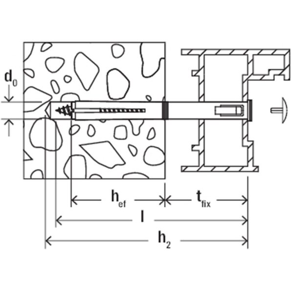 Afbeeldingen van fischer Kozijnplug