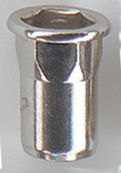 Afbeeldingen van Masterfix Blindklinkmoer MASTERGRIP RVS Hexatop open type/cilinderkop MFX 24-CO 0.5-3.0mm M10