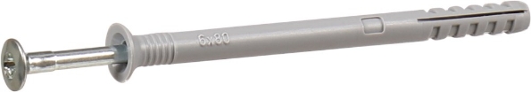 Afbeeldingen van Kelfort Spijkerplug platkop 6 x 80 mm