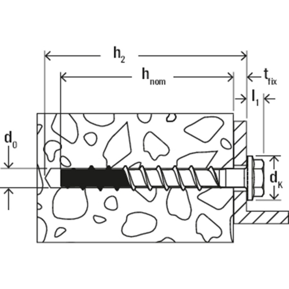 Afbeeldingen van fischer Betonschroef