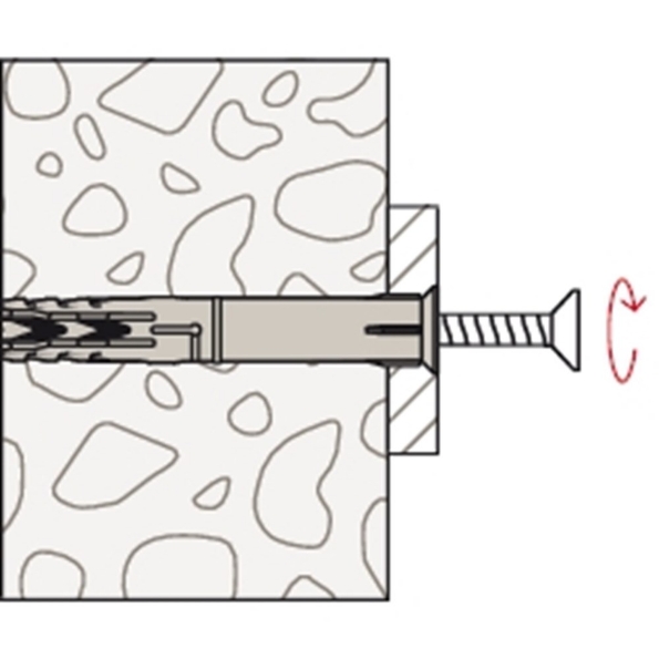 Afbeeldingen van fischer Constructieplug met schroef
