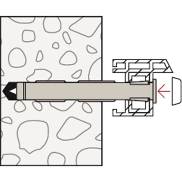 Afbeeldingen van fischer Kozijnplug