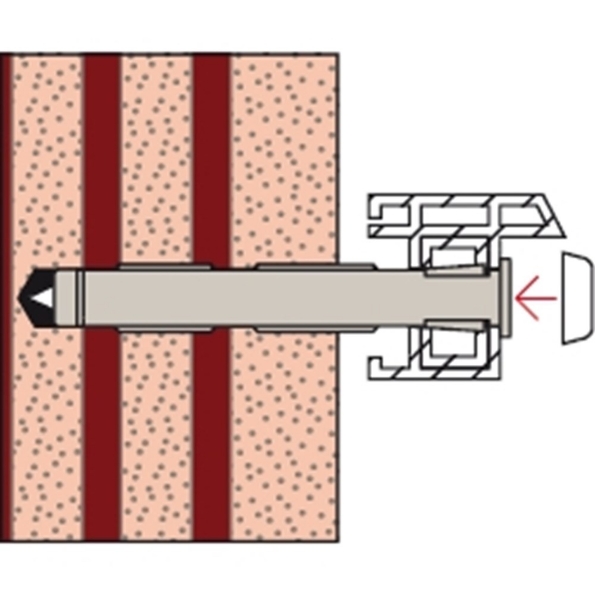 Afbeeldingen van fischer Kozijnplug