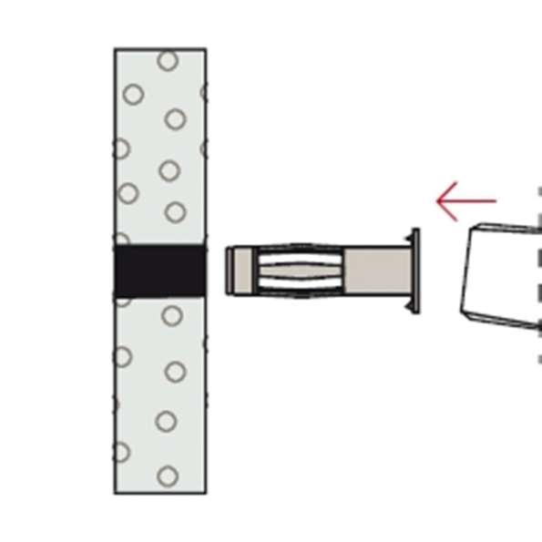 Afbeeldingen van fischer Hollewandplug met schroef