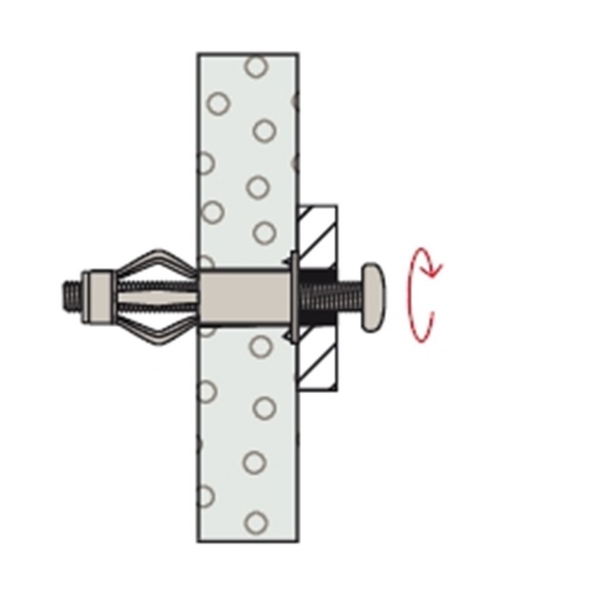 Afbeeldingen van fischer Hollewandplug met schroef