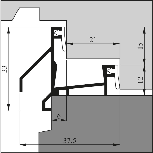 Afbeeldingen van Ellen Tochtprofiel ANB-11 AR 300cm