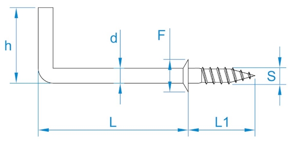 Afbeeldingen van GebuVolco Schroefduimen met borst (ijzer vernikkeld) 017, 25 x 10 x 2.9 mm