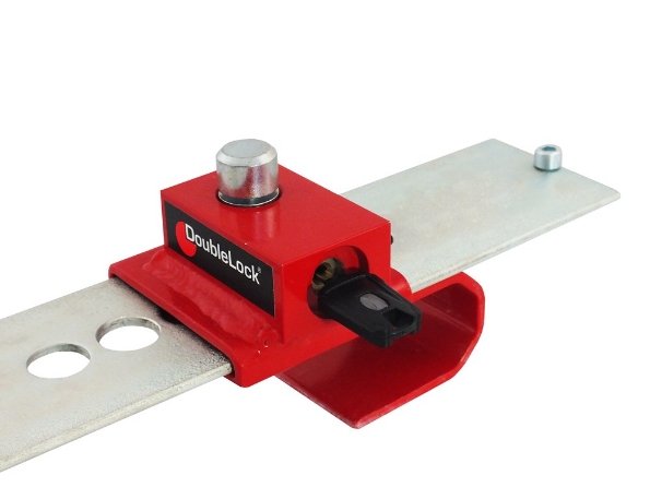Afbeeldingen van DoubleLock Container Lock RED SCM Container Lock RED SCM