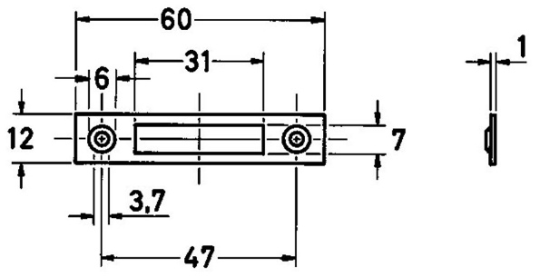 Afbeeldingen van JuNie® Sluitplaat 2556