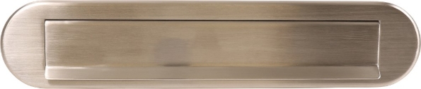 Afbeeldingen van Oxloc Briefplaat met veer RVS