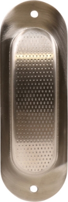 Afbeeldingen van Oxloc Schuifdeurkom, 120,5 x 40 mm, ovaal, rvs mat geborsteld