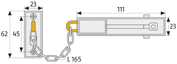 Afbeeldingen van ABUS Deurketting SK/66 nikkel