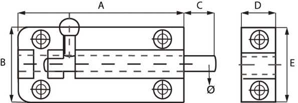 Afbeeldingen van Profielgrendel