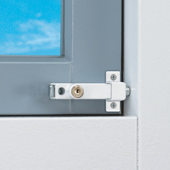 Afbeeldingen van SecuMax Raamslot 806, in de dag, wit