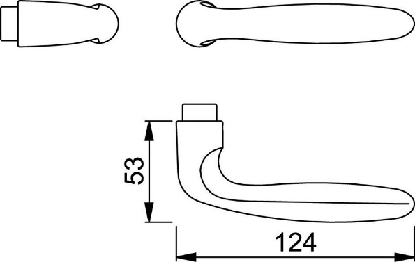 Afbeeldingen van HOPPE Deurkruk Verona 1510, deurdikte 35-45 mm, snelstiftverbinding