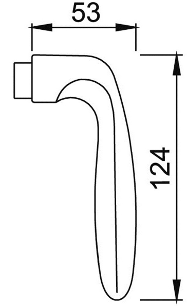 Afbeeldingen van HOPPE Deurkruk Verona 1510, profielstiftverbinding