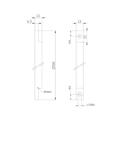 Afbeeldingen van Nemef Staven vierkant 13 mm 13-250 cm ter beschikking van pompespagnolet