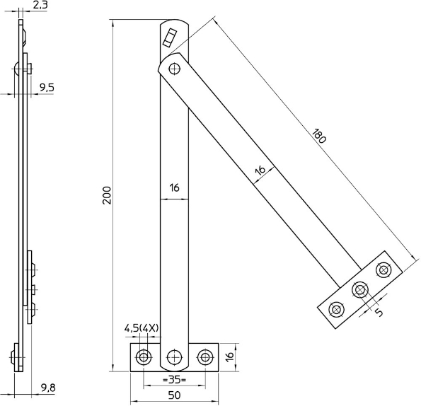 Afbeeldingen van Nemef Raamschaar dubbel 2110/12 -180