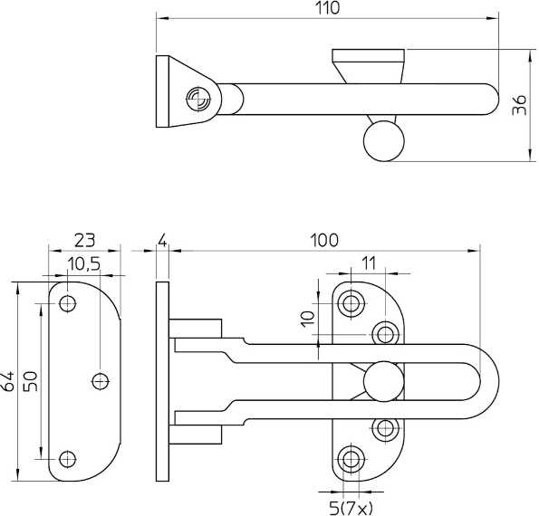 Afbeeldingen van Nemef Kierstandhouder 2829/9 buitendraaiend verchroomd