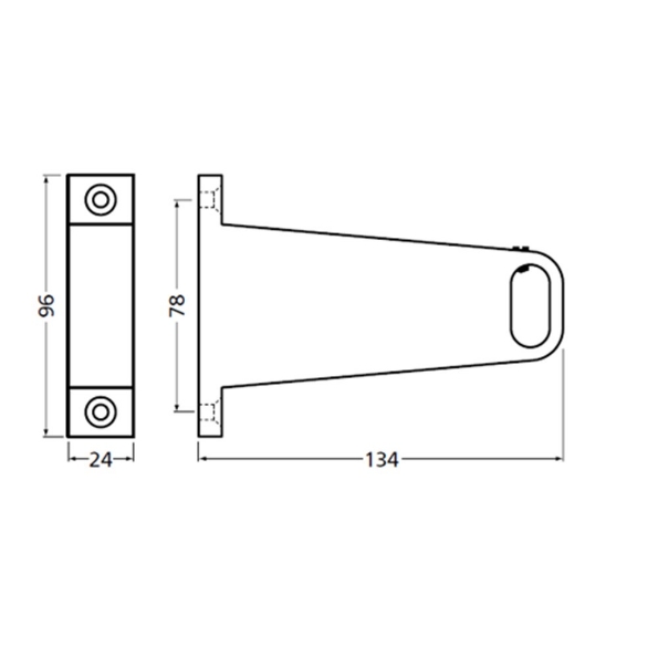 Afbeeldingen van Hermeta Steun eind Gardelux 1 1050 134mm