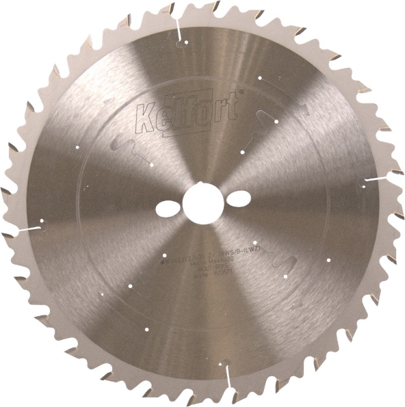 Afbeeldingen van Kelfort Cirkelzaagblad hard metaal, 300 x 3.2 mm, asgat 30 mm, 24 tanden, ws/b-lwz