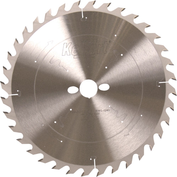 Afbeeldingen van Kelfort Cirkelzaagblad hard metaal, 300 x 3.2 mm, asgat 30 mm, 36 tanden, ws-qw