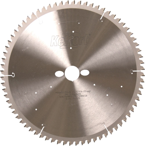 Afbeeldingen van Kelfort Cirkelzaagblad hard metaal, 300 x 3.2 mm, asgat 30 mm, 72 tanden, tfn