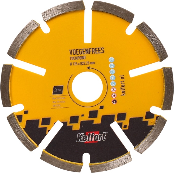 Afbeeldingen van Kelfort Diamant voegenfrees 125mm