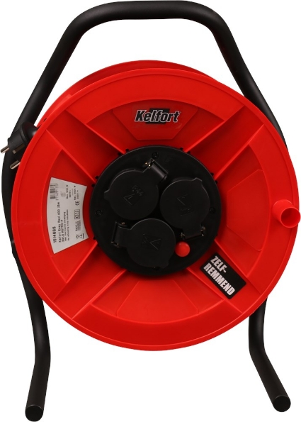Afbeeldingen van Kelfort Kabelhaspel EASY REEL 400, 25 meter, 3 x 1.5 mm2.