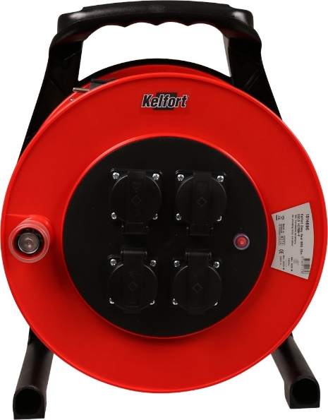 Afbeeldingen van Kelfort Kabelhaspel EASY REEL 600 25 meter, 3 x 1.5 mm2.