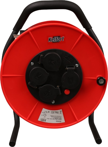 Afbeeldingen van Kelfort Kabelhaspel Easy Reel 500, 25 meter, 3 x 1.5 mm2