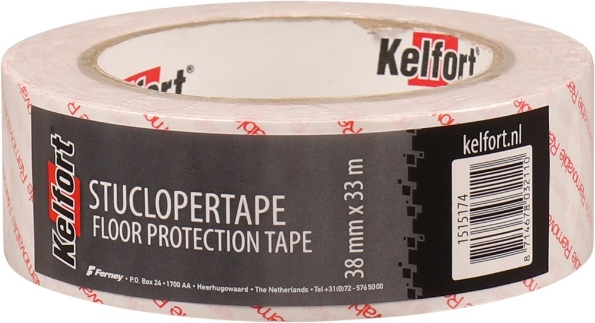 Afbeeldingen van Kelfort Stuclopertape 38 mm, 33 meter, verwijderbaar