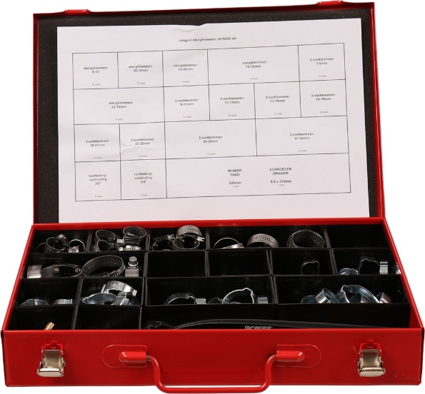 Afbeeldingen van Kelfort Assortimentskist slangklemmen