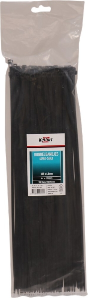 Afbeeldingen van Kelfort Bundelband, 380 x 4.8 mm, zwart