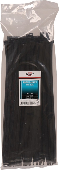 Afbeeldingen van Kelfort Bundelband, 380 x 7.6 mm, zwart