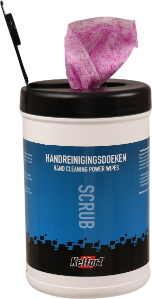 Afbeeldingen van Kelfort Handreinigingsdoeken met scrub