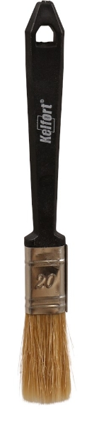 Afbeeldingen van Kelfort Wegwerpkwast 12 x 20 mm maat 20 wit haar