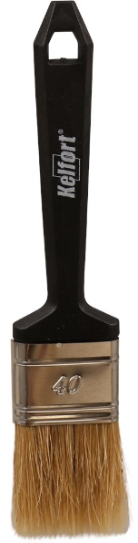 Afbeeldingen van Kelfort Wegwerpkwast 14 x 40 mm maat 40 wit haar