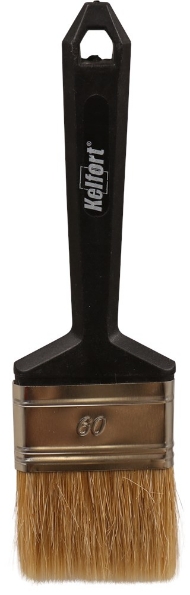 Afbeeldingen van Kelfort Wegwerpkwast 14 x 60 mm maat 60 wit haar